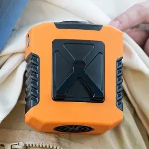 휴대용 벨트 캠핑용 허리 보조배터리 조명 선풍기 DQ267 3IN1 LED 미니선풍기