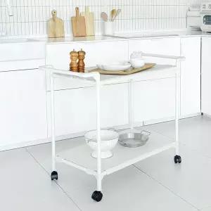 국내생산 서빙카트 2단 와이드  2color