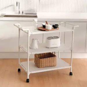 국내생산 서빙카트 3단 와이드  2color