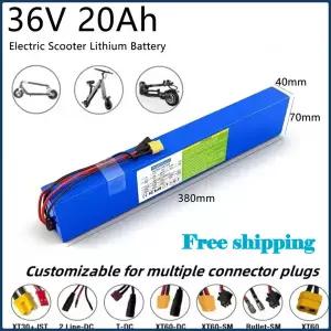 호환  36V 10S4P 20Ah 18650 배터리 팩 250-750W 30A BMS 36v 리튬 이온 배터리 전동 스쿠터 42v 전동 스쿠
