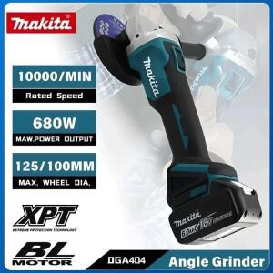 마키타 앵글 머신 고출력 그라인더 충전식 절단기 DGA404 125/100mm 브러시리스 리튬 전기 연마기
