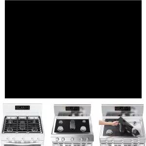 레인지 상단 보호대를 위한 린짜 가드 0.3mm 절단 가능한 커버 내열 버너 스토브 매트 보호대 세이프