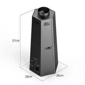 호환  200W 화염 방사기 육각형 불꽃 DJ 무대 쇼 효과 DMX512 스프레이 화염 프로젝터 디스코 파티용 머신