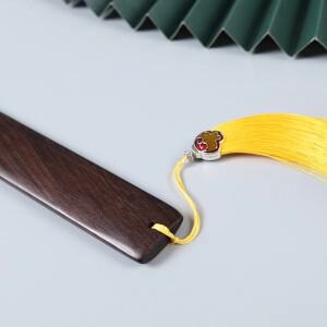 40cm 보라색 백단향 나무 패들 말 채찍 수제 고급 승마용 태슬 장식 박쥐 모양