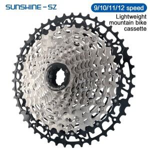 선샤인 MTB 카세트 9 10 11 12단 산악 자전거 스프라켓 래칫 시마노 M4100 호환 라이트