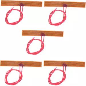 Harissess 5PCS 24V 9W 폴리이미드 히터 플레이트 접착 패드 유연한 필름(12mmx100mm) 핫 포일 PI 발열체