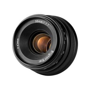 캐논 RF 마운트 미러리스 카메라용 R, 35mm R3, 프라임 R10(블랙)용 F1.7 장착 조리개 APS-C 렌즈, 렌즈 R7, R5, 대형 R6, 휴머니즘 스타 EOS 수동 초점 브라이틴 RP,