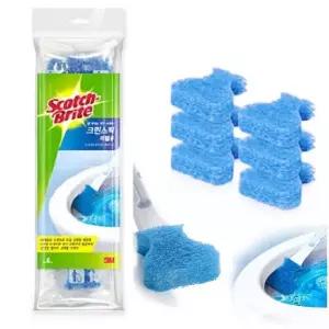 변기세제 변기세정제 리필6개입 변기청소 용품 3M크린스틱 욕실 리필 변기