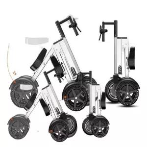 삼륜 전동 스쿠터 전동차 전기 출퇴근 경량 접이식 테크 오토바이 단품 리튬배터리 세발