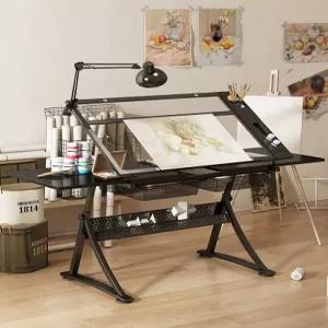 제도 테이블 건축가 작업 스탠드 드로잉 책상 미술 미대생 서예 도면 리프트 작업대 이젤