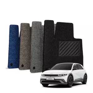 Brov 현대 아이오닉5 차량용 코일 카매트 1+2열 바닥 발판 자동차매트