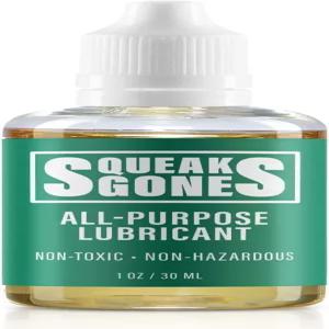 PlanetSafe Lubricants SqueaksGone 윤활제 - 1 oz 삐걱거림 제거제 경첩 오일/차고 문 재봉틀 오일/자전거