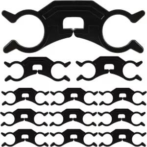 바이톤스베이 에어 브레이크 호스 분리기 3/8인치 세미 트럭 트랙터 트레일러용 분리 클램프(12개)