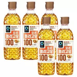 청정원 요리올리고당 700g x 5개 물엿대용 조림 볶음 윤기용 요리당 단맛조절 윤기코팅