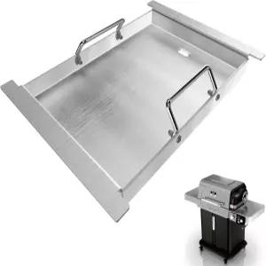 닌자 플렉스 플레임 PG300 그릴용 하프 그리들 그릴 액세서리용 스테인리스 스틸 지글 플레이트 XSKHLF