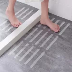 개립 24팩 투명 미끄럼 방지 테이프 0.8인치 x 9.8인치 그립 접착 실내/외 계단 욕조 보트