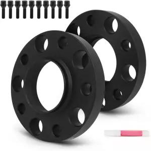 SCITOO 휠 스페이서 2개 5x120 두께 20mm 스터드 12x1.5 허브 보어 72.56mm BMW Z4 2003-2016 X1 2012-2015