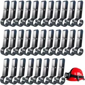 헤드램프용 30가지 하드햇 액세서리 - 헤드램프 후크 헬멧 클립 좁은 날 헬멧에 쉽게 장착 가능