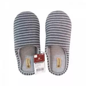 스트라이프 저지 거실화 여성 겨울 슬리퍼