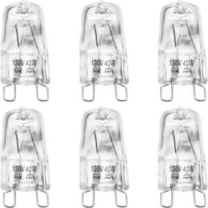 WPW10571723 G9 레인지 후드 전구 120V 40W 월풀 및 오븐 라이트 교체 ACR4303MFB3 JXL6536CSS0