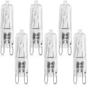 6Pcs WPW10571723 레인지 후드 전구 120V 40W G9 - 월풀 ACR4303MFB3 JXL6536CSS0 KVIB606DSS0 교체 오븐