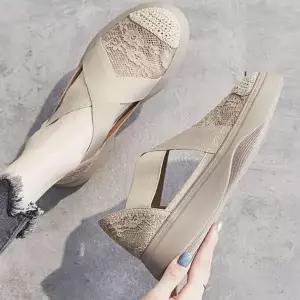 메쉬 슬립온 데일리 플랫폼 여름 여성 슬립온 신발 스니커즈 운동화 단화