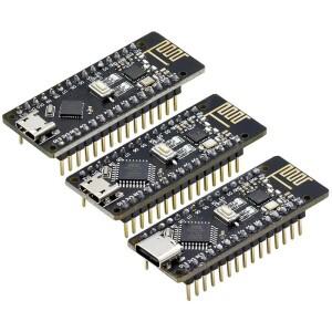 Arduino Nano V3.0용 RF-Nano 마이크로 USB 나노 보드 ATmega328P QFN32 5V 16M CH340 NRF24L012.4G 무선