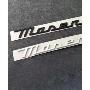 호환  DIY 3D ABS 신형 레터 로고 사이드 스티커 콰트로포르테 레반테 기블리 트로페오 GT 악세사리