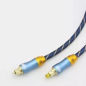 Coms 604KEC64 오디오 광케이블 블루 3M 6파이 옵티컬 단자