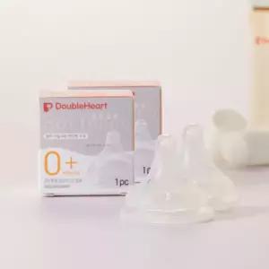더블하트 모유실감 3세대 젖꼭지(2개입) 스펙트라 모윰 젖병호환