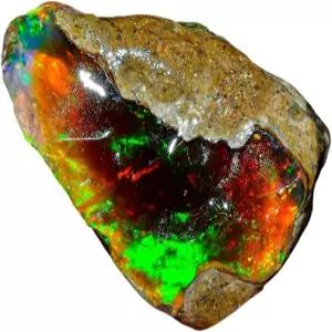 AA+ 내추럴 에티오피아 웨로 오팔 러프 스톤 ？ 초강력 불타오르는 원 크리스탈 보석 제작을 위해 직접 고른