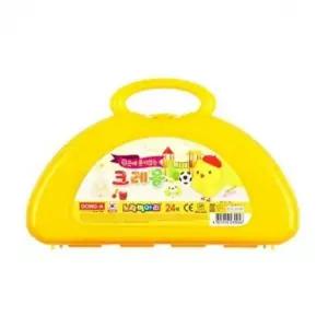 24색 초등 크레용 묻지않는 세트 노랑병아리 크레파스