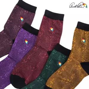 [하프클럽/아놀드파마]아놀드파마 여성양말 할머니양말 선물 패션 꽃 중목 캐주얼 5켤레 세트