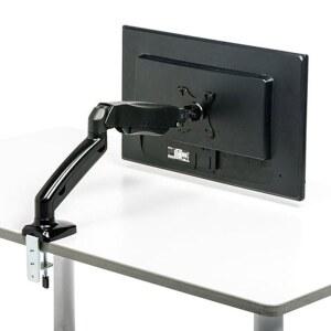 초고특대 이동식 반자동 스탠드 컴퓨터 모니터 키높이 지지대 탁상용 노트북 테이블 조절식 360도 회전 선반 승강 가능