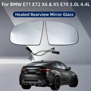 호환  E71 E72 X6  X5 E70 3.0L 4.4L용 왼쪽 오른쪽 운전석 조수석 열선 후사경 유리 배선 51167174981 511