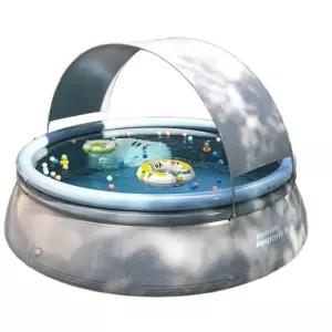 항아리 수영장 그늘막 마당정원 펜션 풀장 대형풀장 빌라 주택 접이식