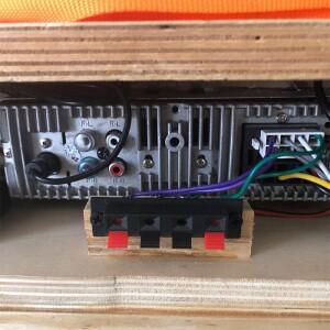 2pcs 구리 4핀 스프링 커넥터 터미널 블록 푸시 릴리스 배선 클립 연결 오디오 스테레오 스피커  (2개입)