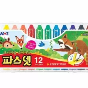 파스넷 12색 아기크레파스 돌아기크레파스 아기크레용
