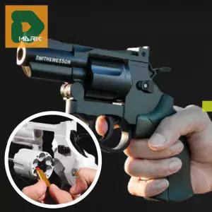실감나는 리볼버너프건 장난감총 연발사격 취미 에어소프트건 용품 탄피배출 야외용 학생 어린이 선물용
