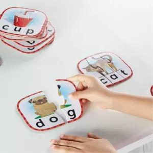 유아 영어단어 퍼즐 파닉스 낱말카드 익히기 놀잇감 홈스쿨 아기