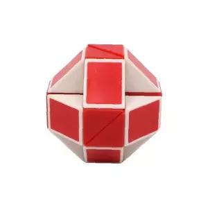 레드 변형 매직 스네이크 퍼즐 블록 창의력 발달 두뇌 개발 교구 완구