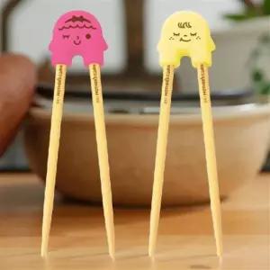 어린이 젓가락 교정기 스스로 배우는 오른손 연습 주니어 세트 1+1