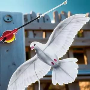 낚시 연 얼레 독수리 앵무새 세트 가벼운 간편 낚시대 새모양 연날리기