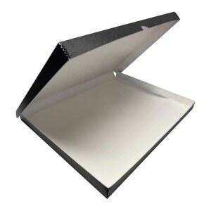 라인코 폴리오 보관함, 금속 테두리가 있는 클램셸 디자인. 18.5x24.5x1.75, 아카이브 박스보드, 사진, 인쇄물, 카드, 잡지, 문서, 미술, 에페메라, 가족 기록, 블랙