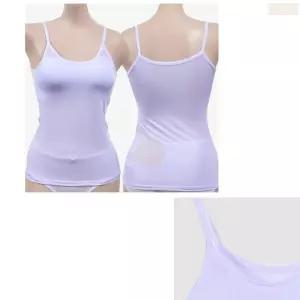 시원한 인견 캡내장 흰색 화이트 끈나시 브라 주니어 청소년 여고생 속옷