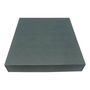 골든 스테이트 아트, 아카이브 보관함, 금속 테두리가 있는 무산 드롭 프론트 박물관 박스 아트워크 보관 사진 문서 인쇄 예술 및 공예품 (회색-16.75x20.75x3 인치)