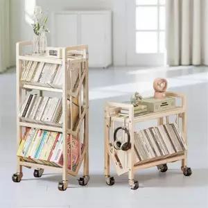 북 트롤리 책선반 트레일러 북카트 책꽂이 이동식 정리함 철제 카트