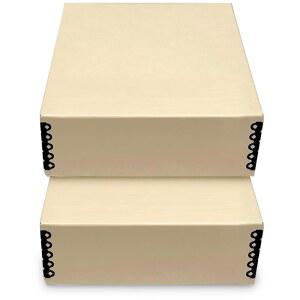 골든 스테이트 아트, 아카이브 보관함, 금속 테두리가 있는 무산 드롭 프론트 박물관 박스 아트워크 보관 사진 문서 인쇄 예술 및 공예품(Tan-8.5x11x3 인치) 2