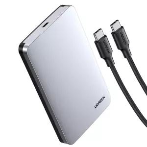 유그린 2.5인치 메탈쉘 외장하드 케이스, C to C타입 케이블 옵션, CM300