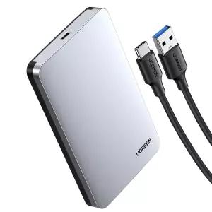 유그린 2.5인치 메탈쉘 외장하드 케이스, C to USB3.0 케이블 옵션, CM300